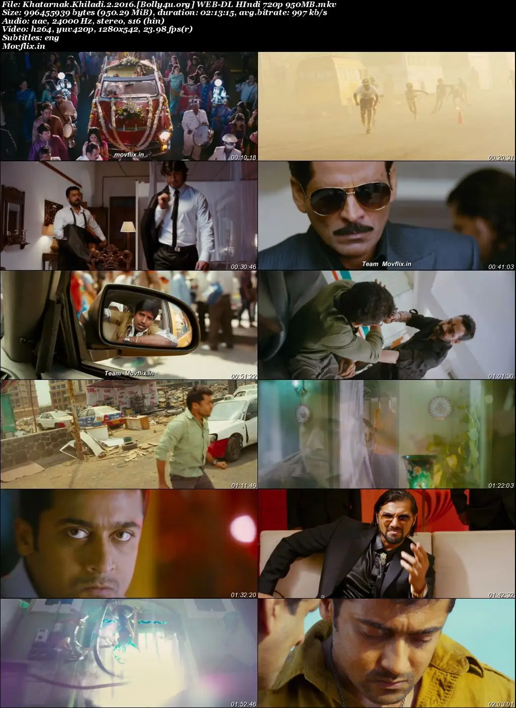 Khatarnak Khiladi 2 2016 WEB-DL Hindi Dubbed ORG Full Movie Download 1080p  720p  480p