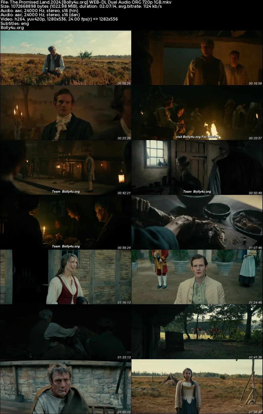 The Promised Land 2024 WEB-DL Hindi Dual Audio ORG Full Movie Download 1080p  720p  480p