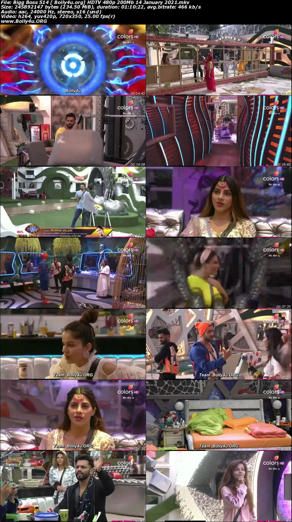 Bigg Boss S14 HDTV 480p 200Mb 14 January 2021 Download Bigg Boss S14 HDTV 480p 200Mb 14 January 2021 Download