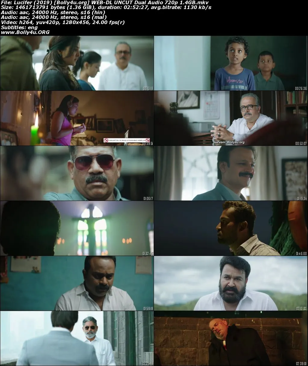 Lucifer 2019 WEB-DL Hindi Dual Audio ORG UNCUT Full Movie Download