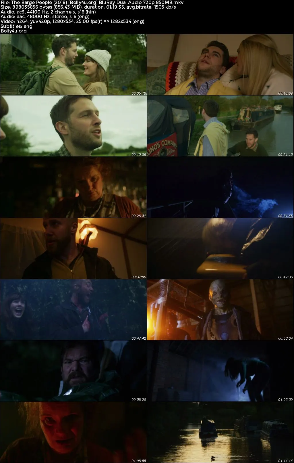 The Barge People 2018 BluRay Hindi Dual Audio Full Movie Download 720p  480p