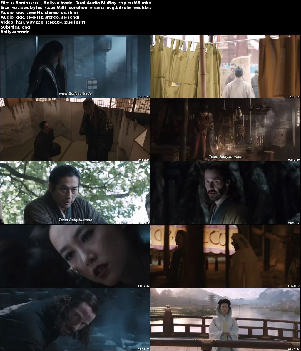 47 Ronin 2013 BluRay 400MB Hindi Dubbed Dual Audio 480p Download