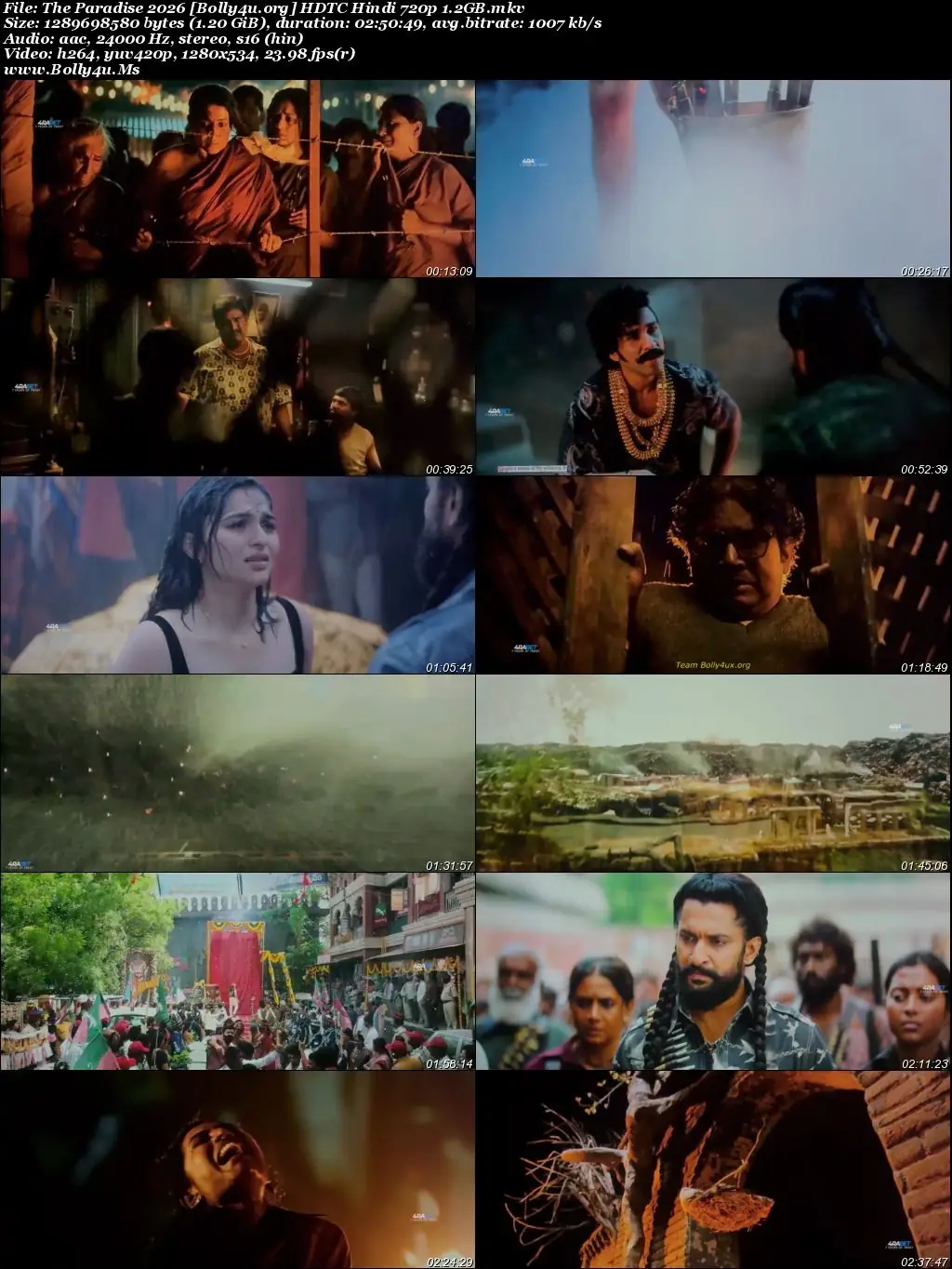 The Paradise 2026 HDTC Hindi Full Movie Download 1080p  720p  480p