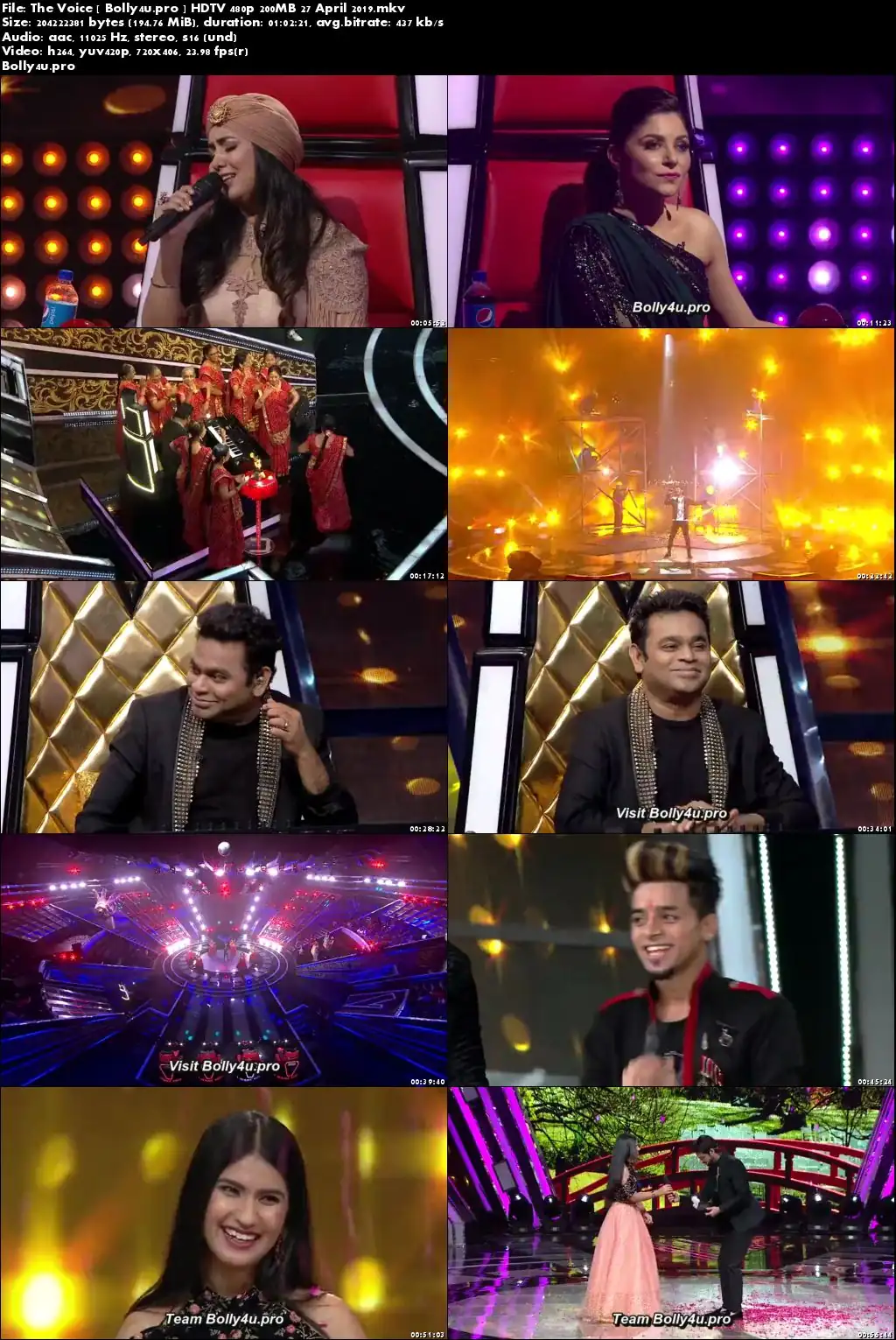 The Voice HDTV 480p 200MB 27 April 2019 Download The Voice HDTV 480p 200MB 27 April 2019 Download