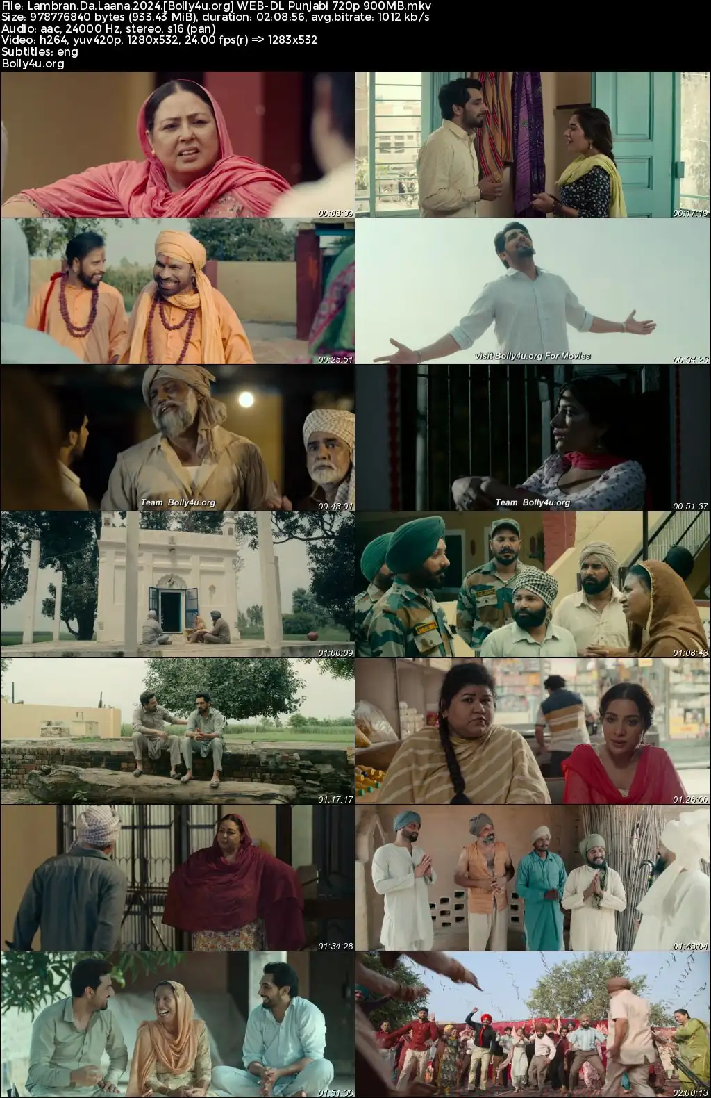 Lambran Da Laana 2024 WEB-DL Punjabi Full Movie Download 1080p  720p  480p
