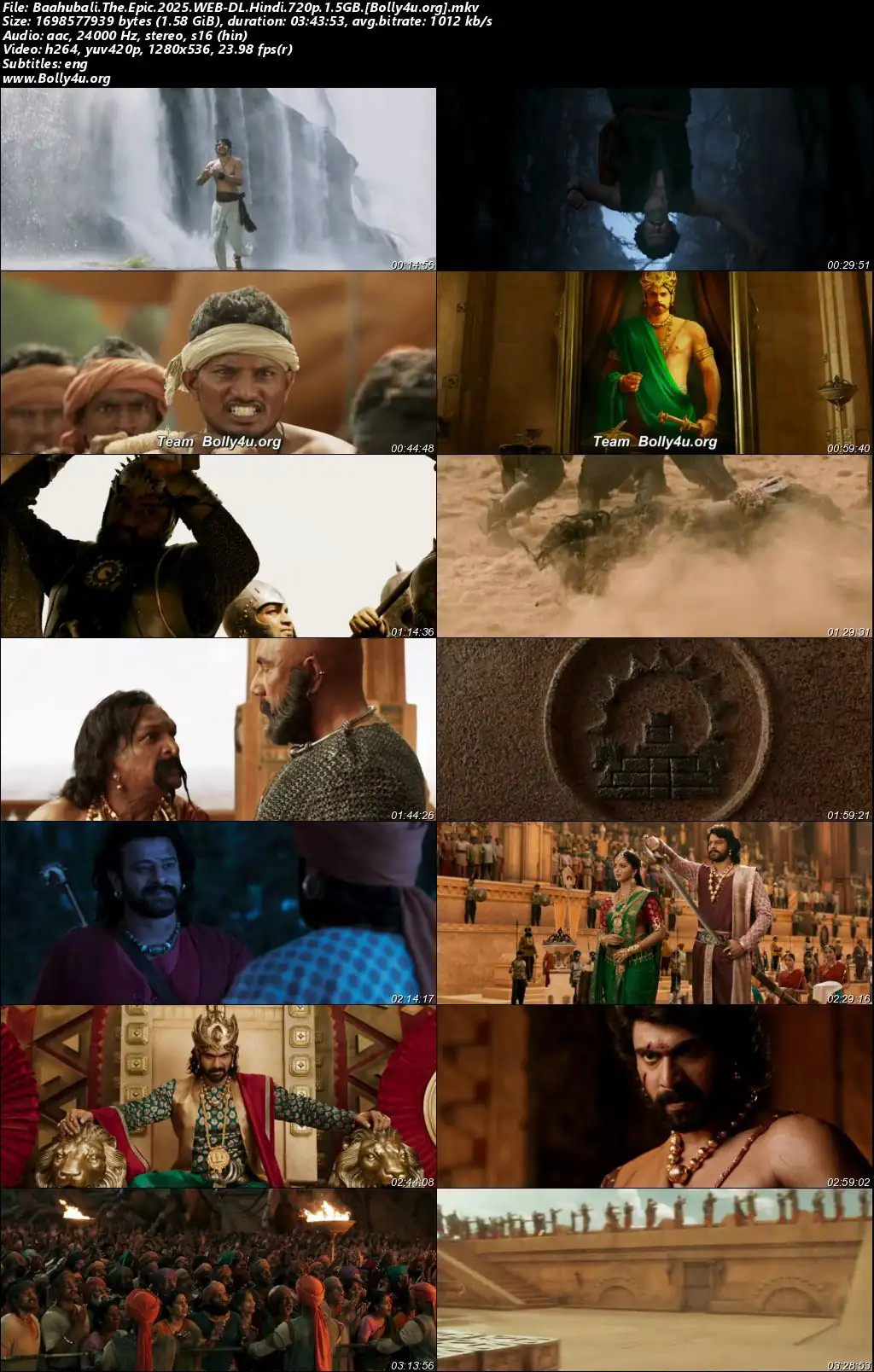 Baahubali The Epic 2025 WEB-DL Hindi Full Movie Download 1080p  720p  480p