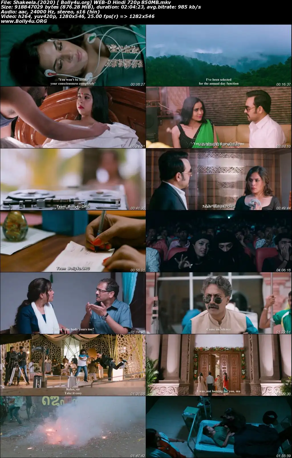 Shakeela 2020 WEB-DL 350Mb Hindi Movie Download 480p