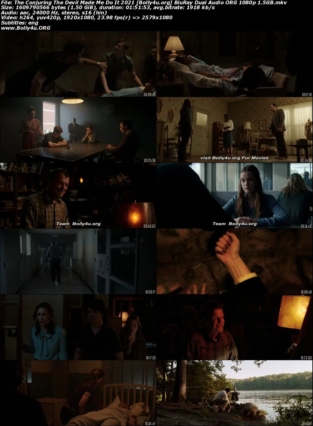 The Conjuring 3 2021 BluRay Hindi Dual Audio ORG Full Movie Download