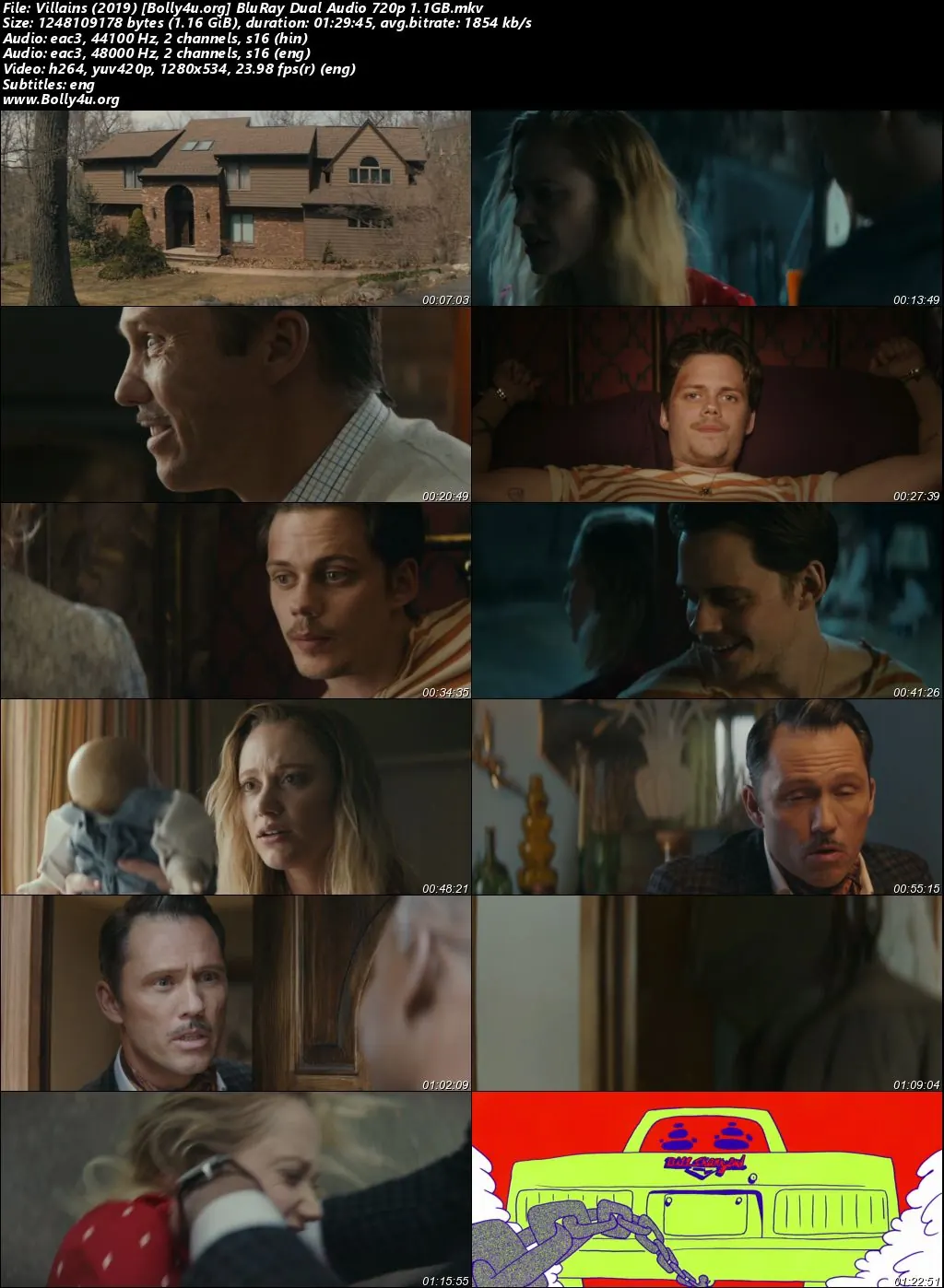 Villains 2019 BluRay Hindi Dual Audio Full Movie Download 720p  480p