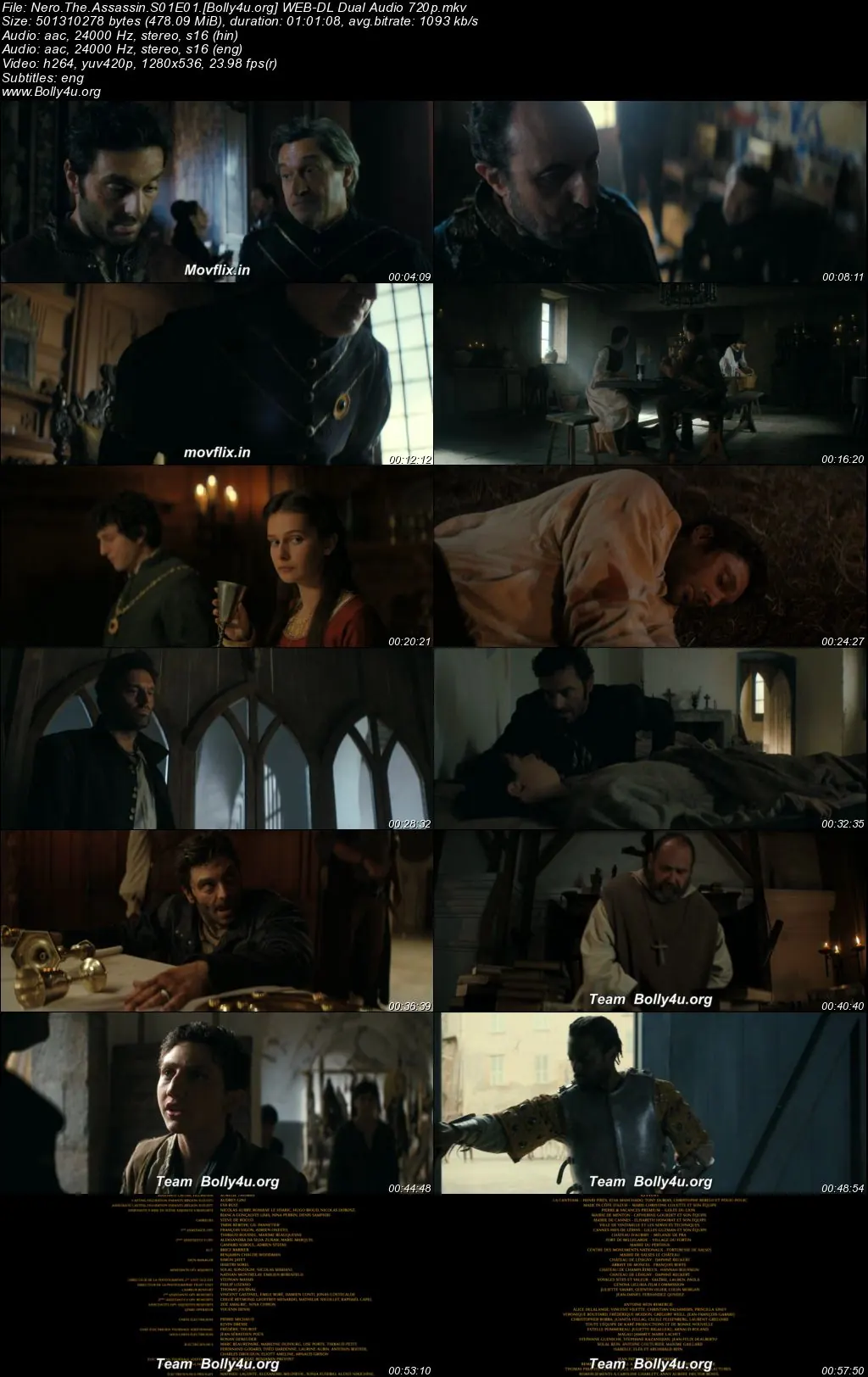 Nero The Assassin 2025 WEB-DL Hindi Dual Audio ORG S01 Complete Download 720p  480p