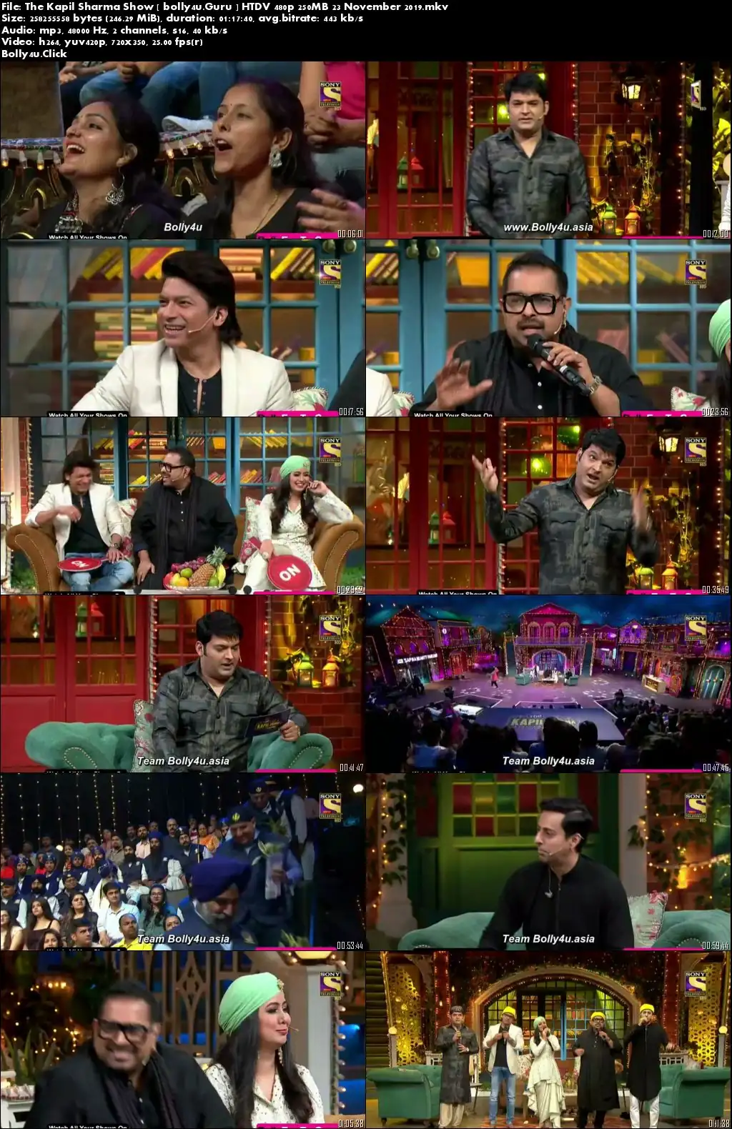 The Kapil Sharma Show HTDV 480p 250MB 23 November 2019 Download