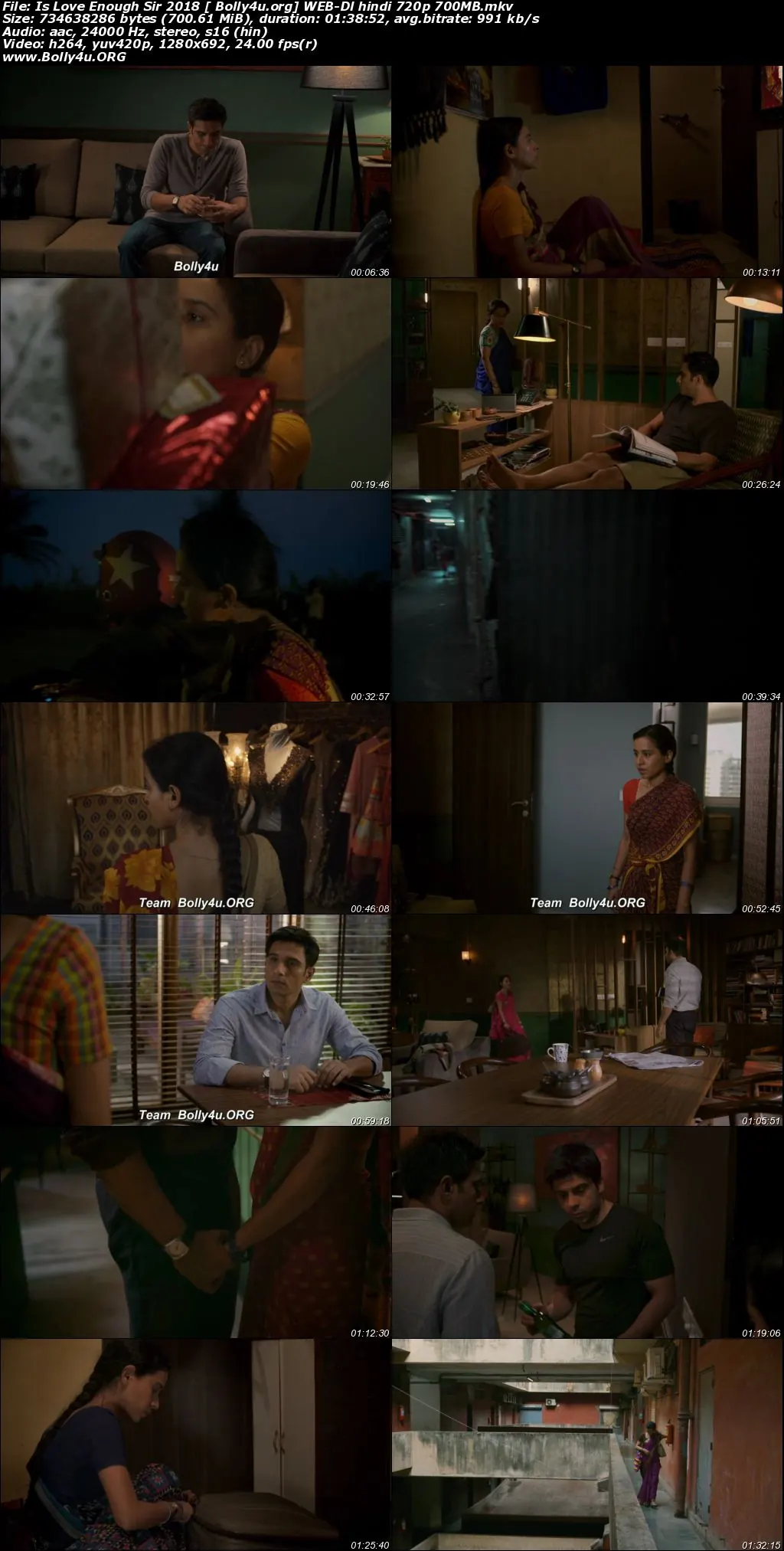 Is Love Enough Sir 2018 WEB-DL 300MB Hindi Movie Download 480p