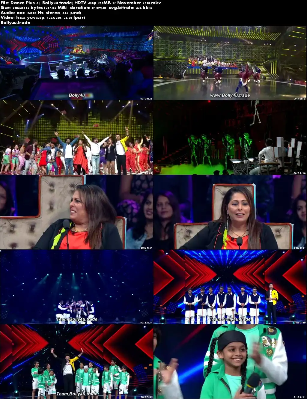Dance Plus Season 4 HDTV 480p 200MB 17 November 2018 Download