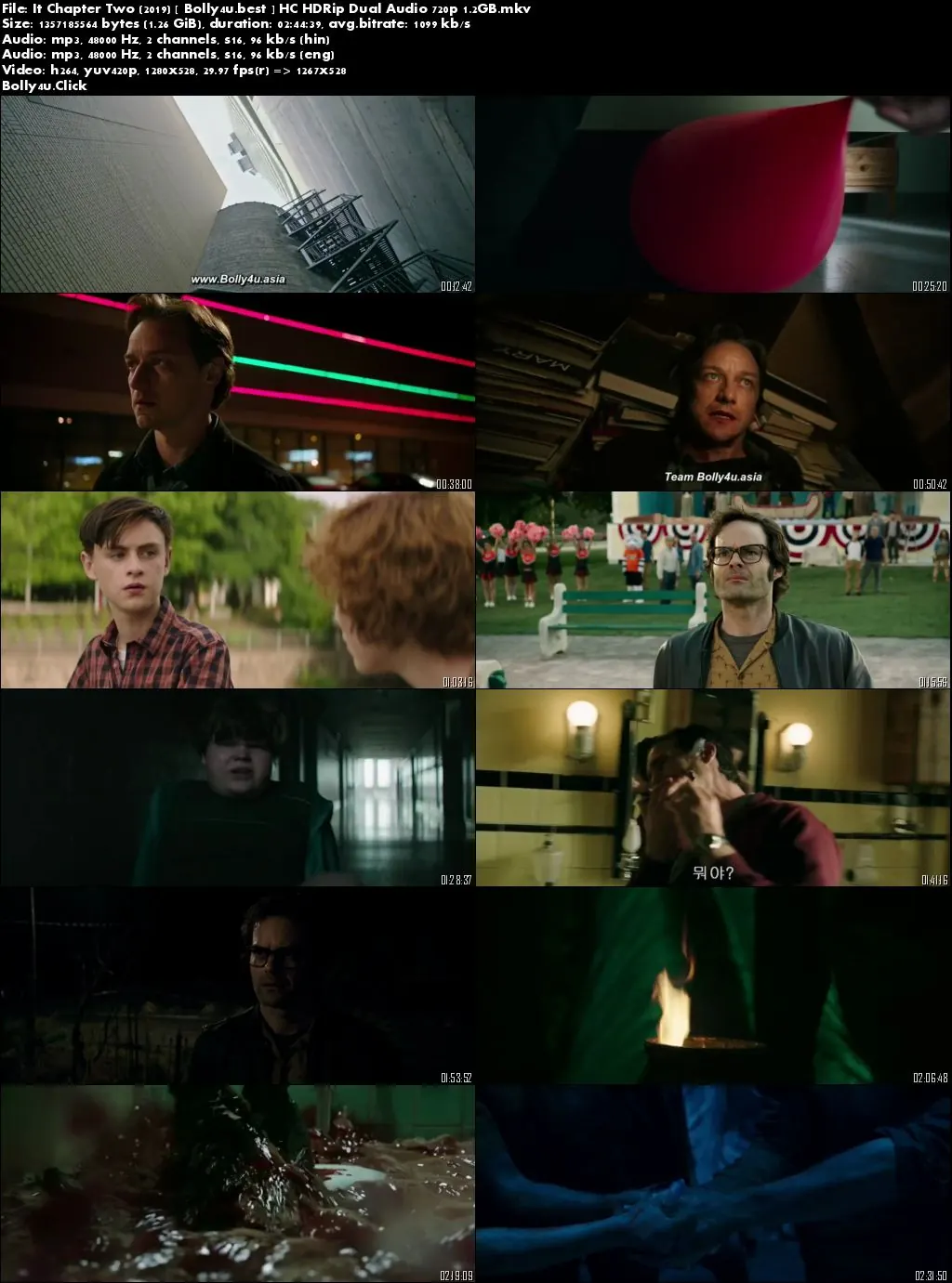 It Chapter Two 2019 HC HDRip 500MB Hindi Dual Audio 480p Download