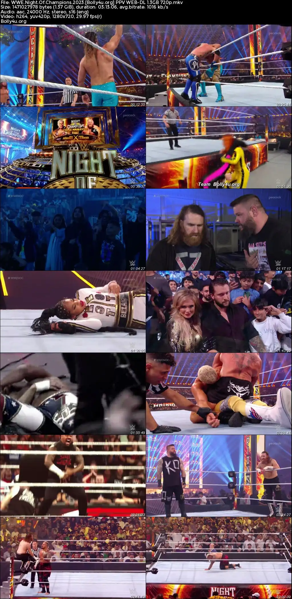 WWE Night Of Champions 2023 PPV WEB-DL 480p 720p Download