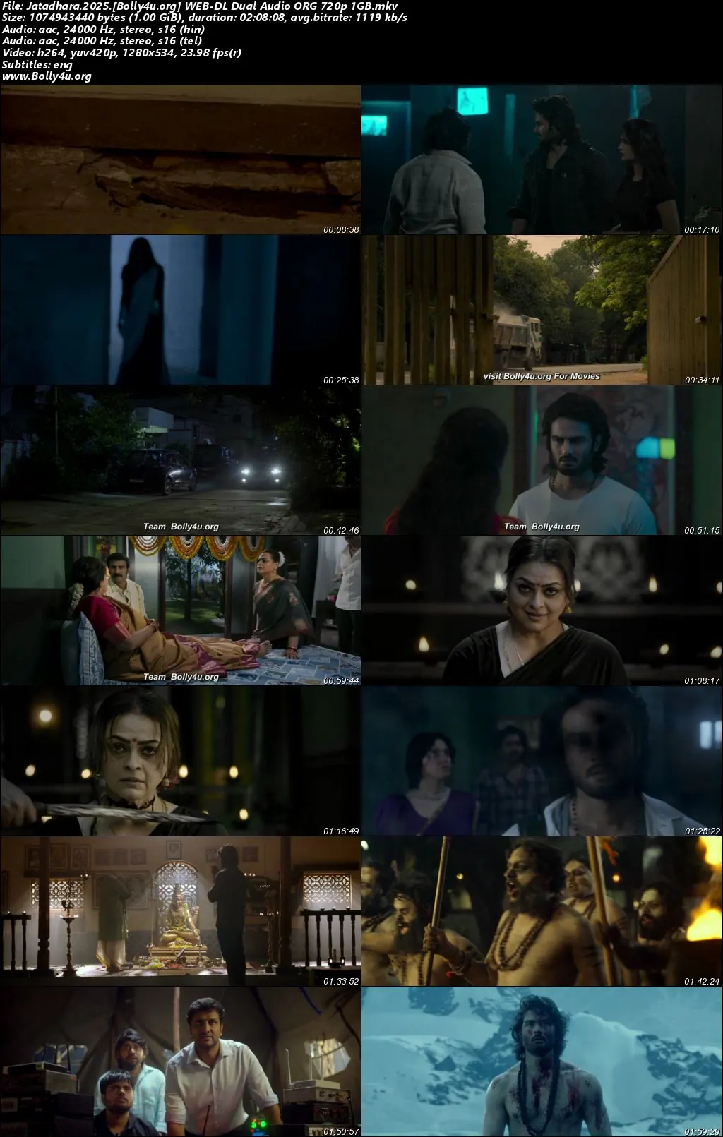 Jatadhara 2025 WEB-DL UNCUT Hindi Dual Audio ORG Full Movie Download 1080p  720p  480p