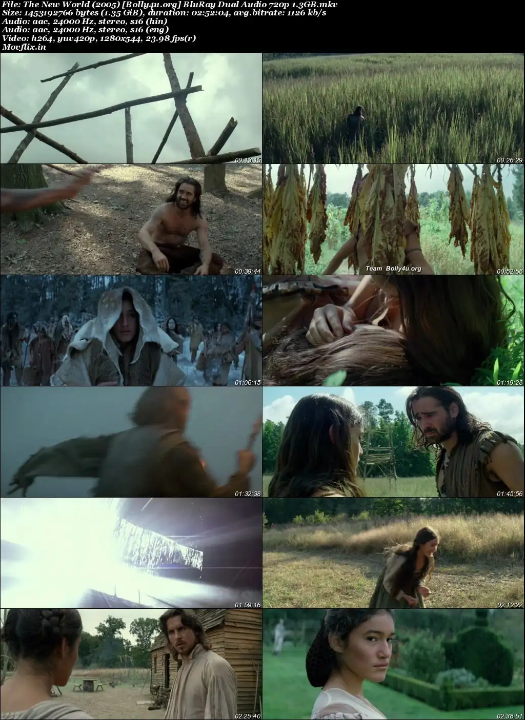 The New World 2005 WEB-DL Hindi Dual Audio ORG Full Movie Download 1080p  720p  480p