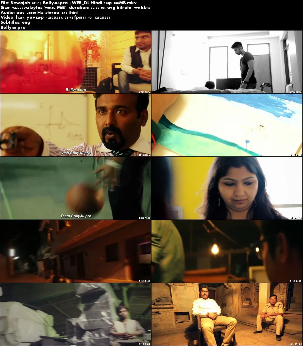 Bewajah 2017 WEB-DL 900MB Hindi 720p Download