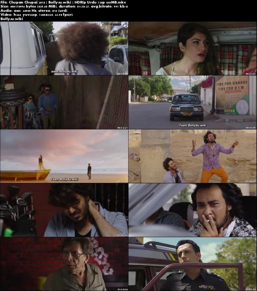 Chupan Chupai 2018 HDRip 850MB Urdu 720p Download