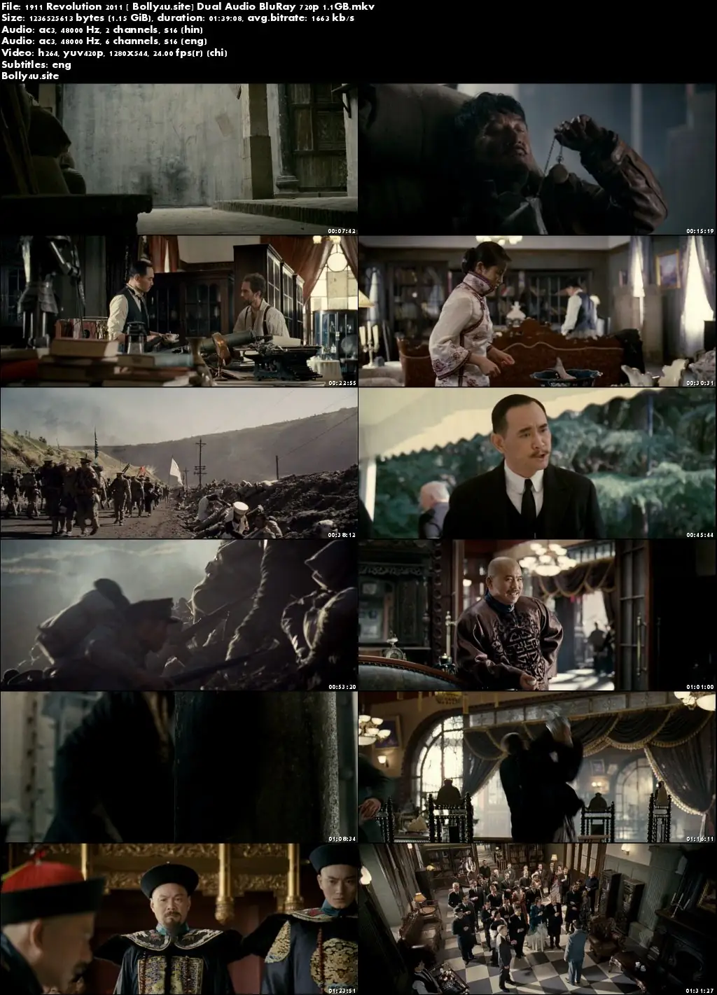 1911 Revolution 2011 BluRay 300MB Hindi Dual Audio 480p Download