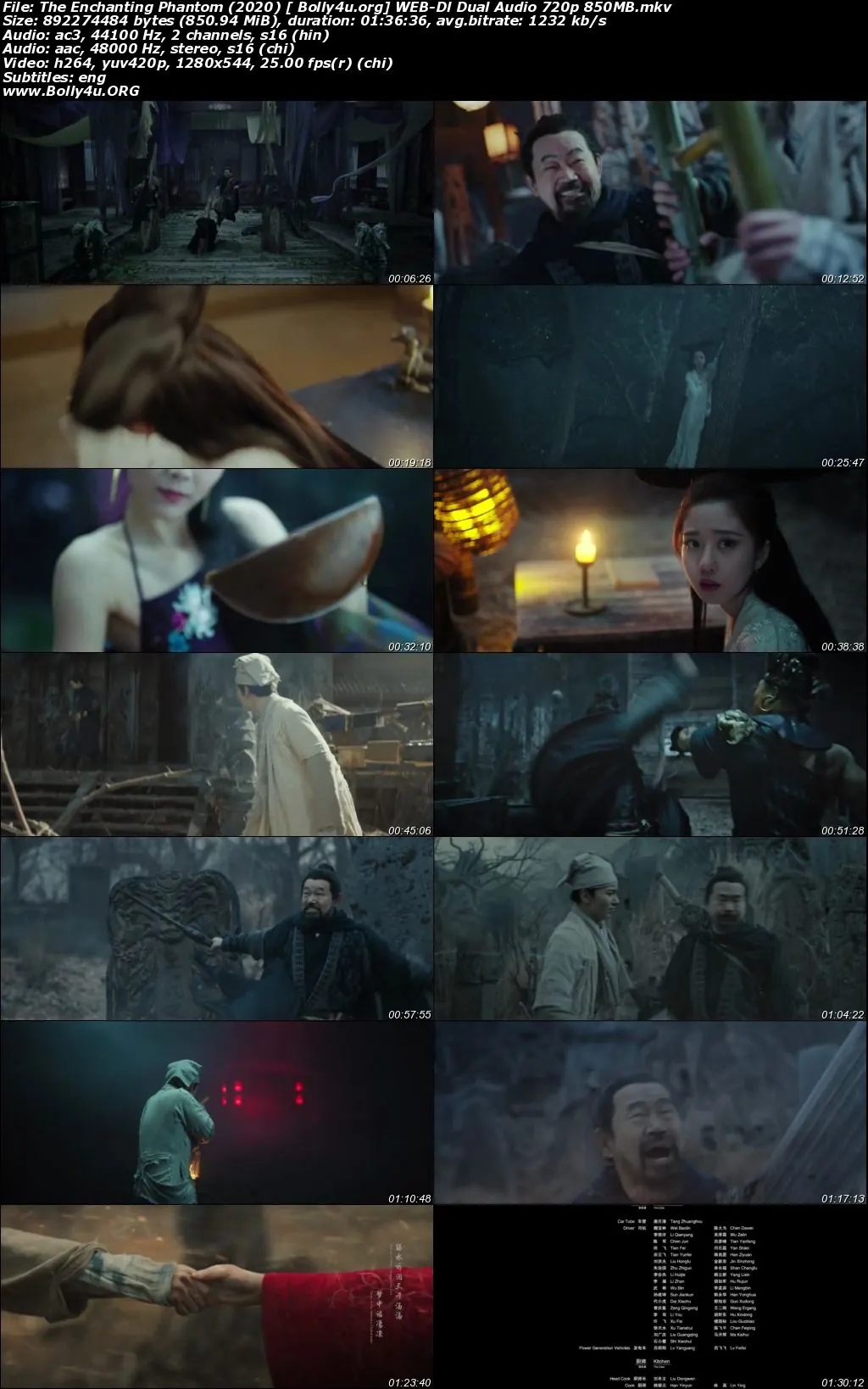 The Enchanting Phantom 2020 WEB-DL 850Mb Hindi Dual Audio 720p Download
