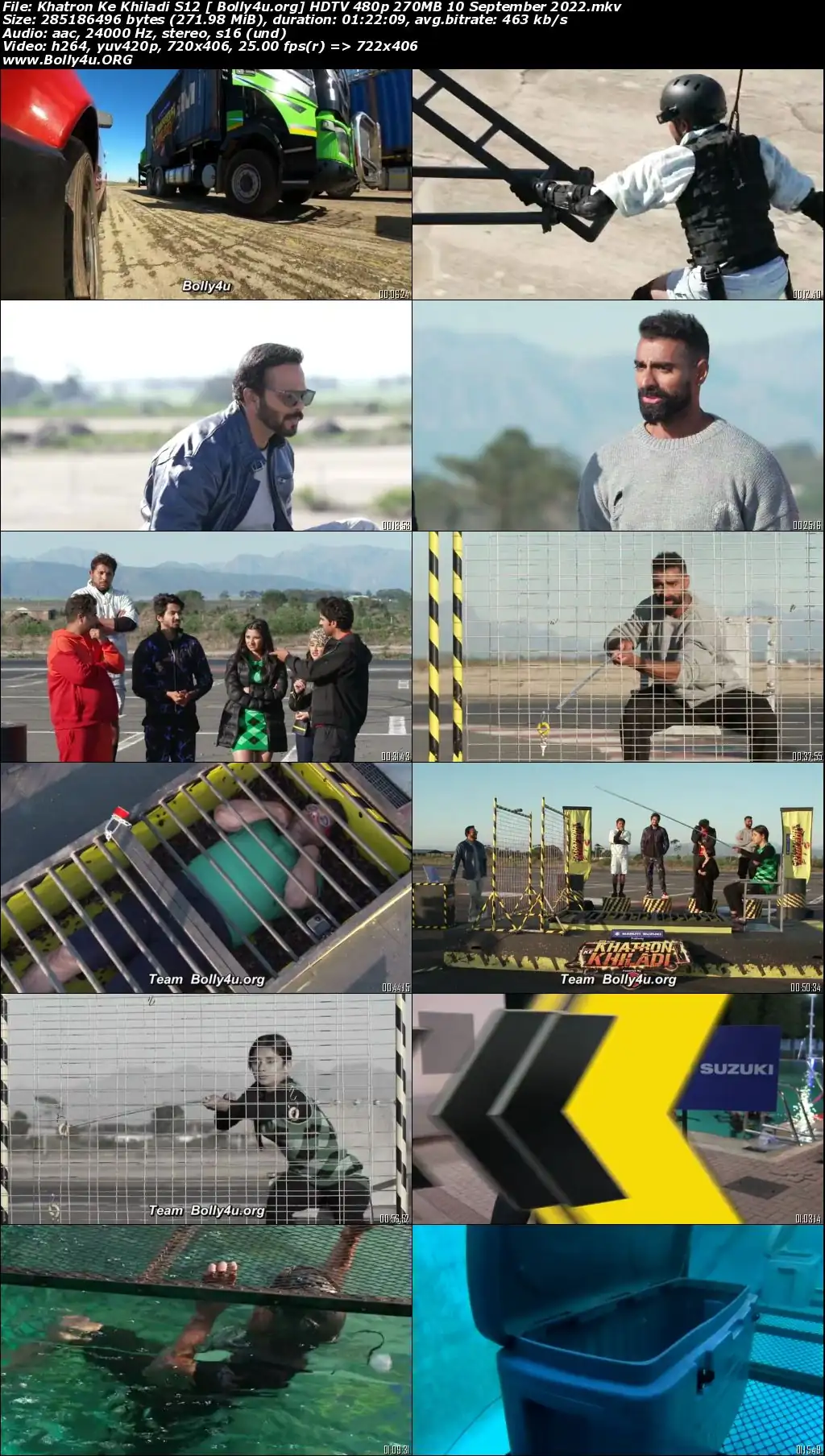 Khatron Ke Khiladi S12 HDTV 480p 270MB 10 September 2022 Download