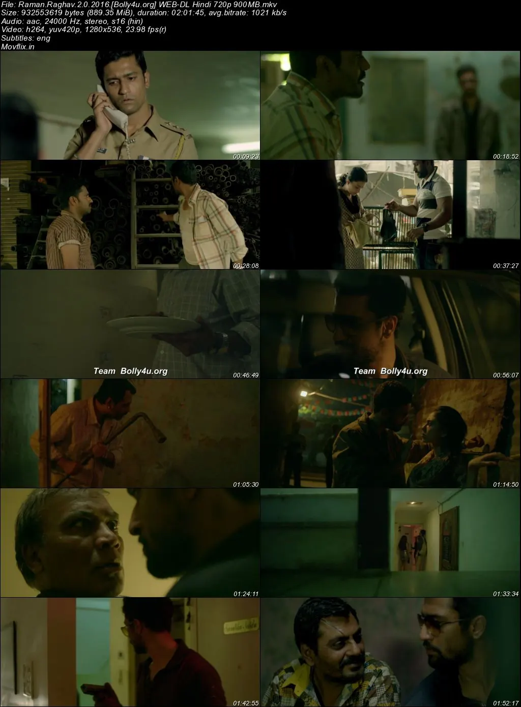 Raman Raghav 2.0 2016 BluRay Hindi Full Movie Download 1080p  720p  480p