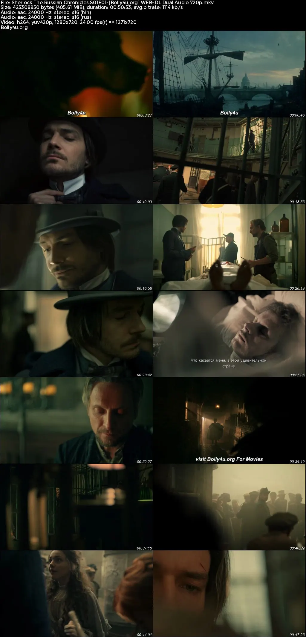 Sherlock The Russian Chronicles 2020 WEB-DL Hindi Dual Audio ORG S01 Complete Download 720p  480p