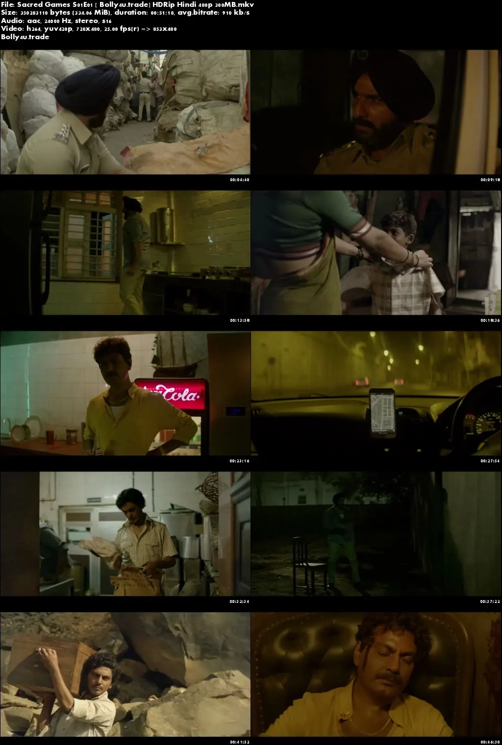 Sacred Games 2018 S01E01 HDRip 300MB Hindi 480p Download