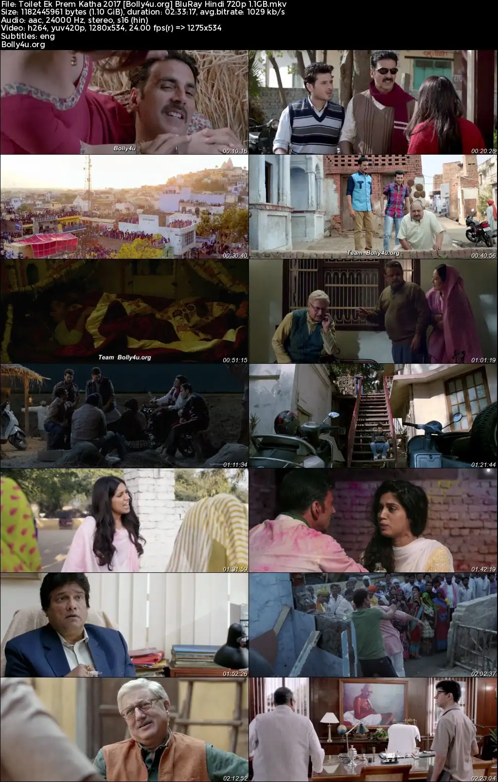 Toilet Ek Prem Katha 2017 BluRay Hindi Full Movie Download 1080p  720p  480p