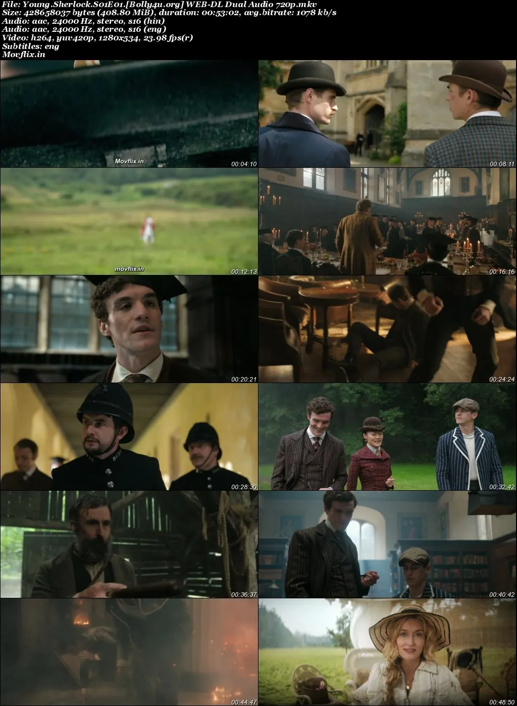 Young Sherlock 2026 WEB-DL Hindi Dual Audio ORG S01 Complete Download 720p  480p