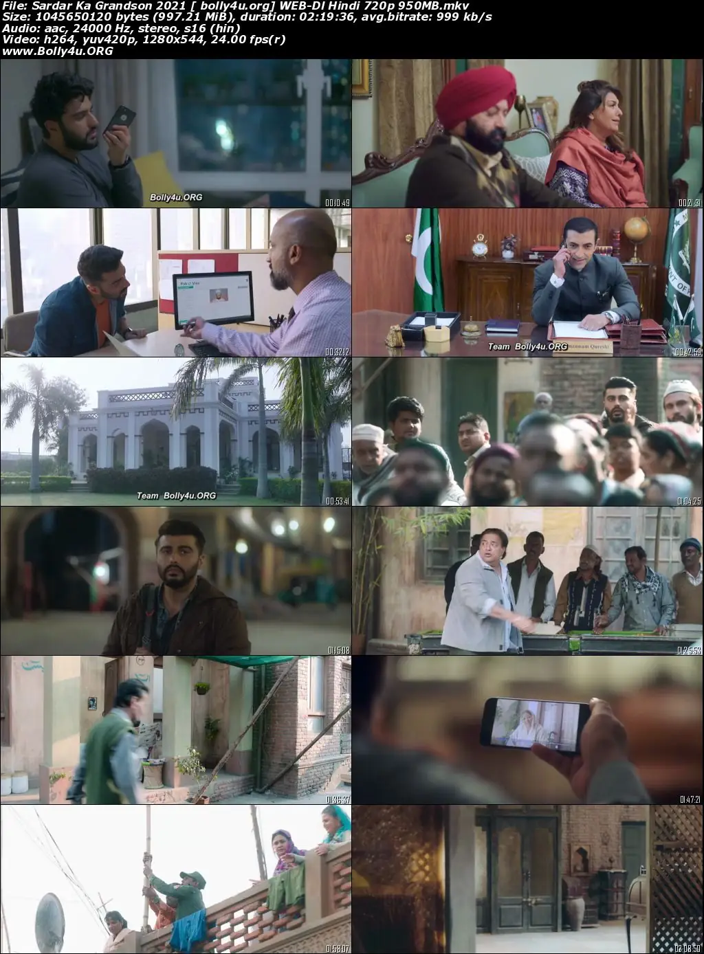 Sardar Ka Grandson 2021 WEB-DL 400MB Hindi Movie Download 480p