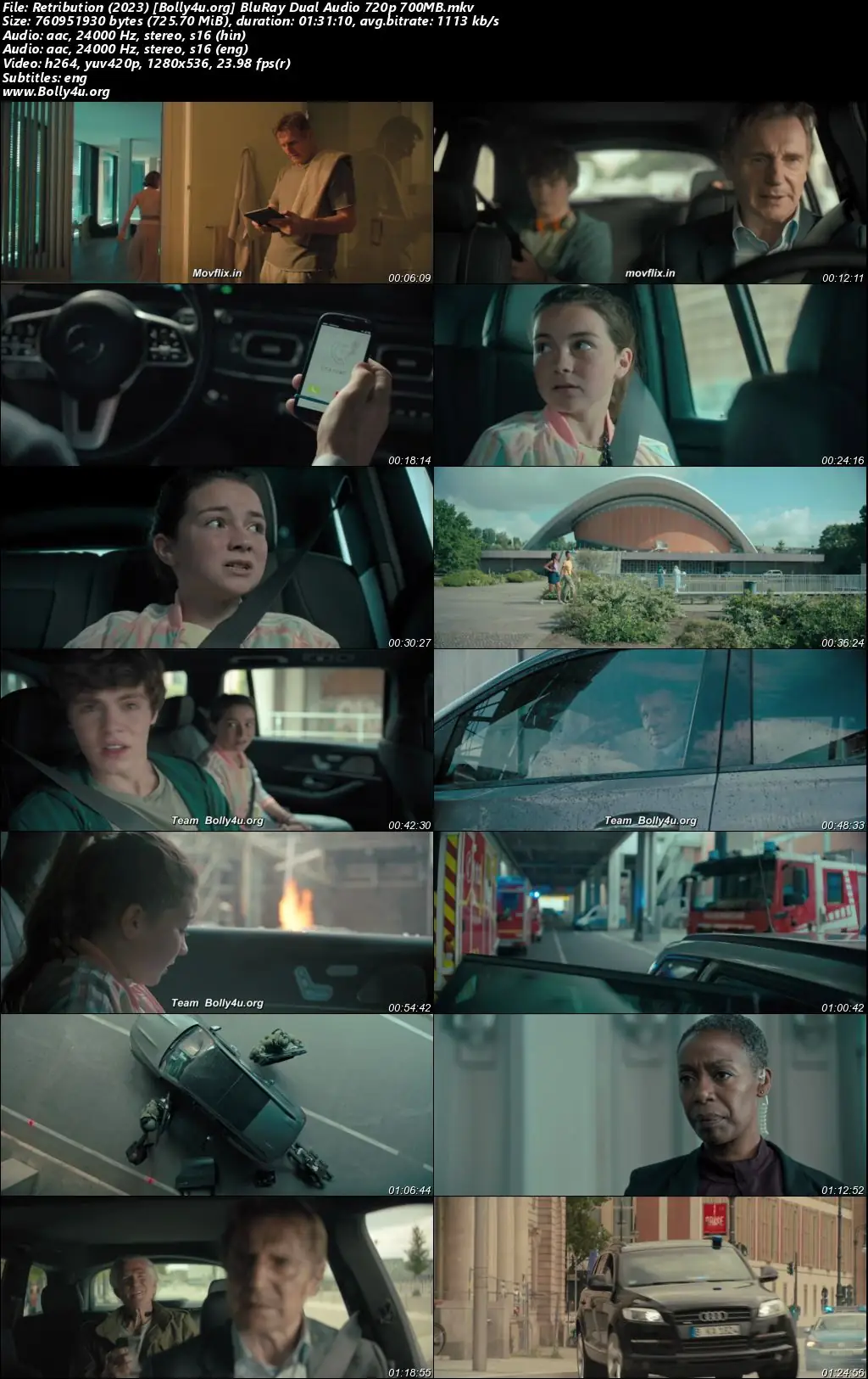 Retribution 2023 BluRay Hindi Dual Audio ORG Full Movie Download 1080p  720p  480p
