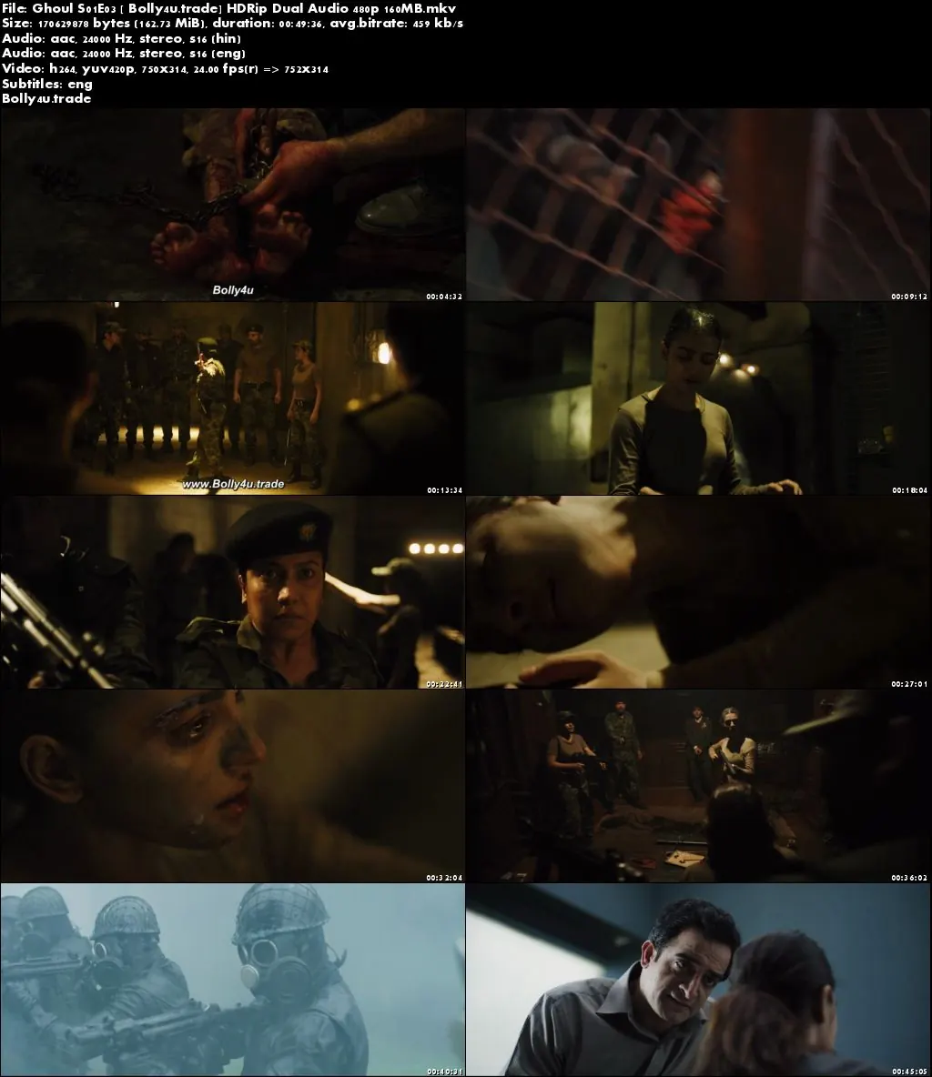 Ghoul 2018 S01E03 HDRip 160MB Hindi Dual Audio 480p Download
