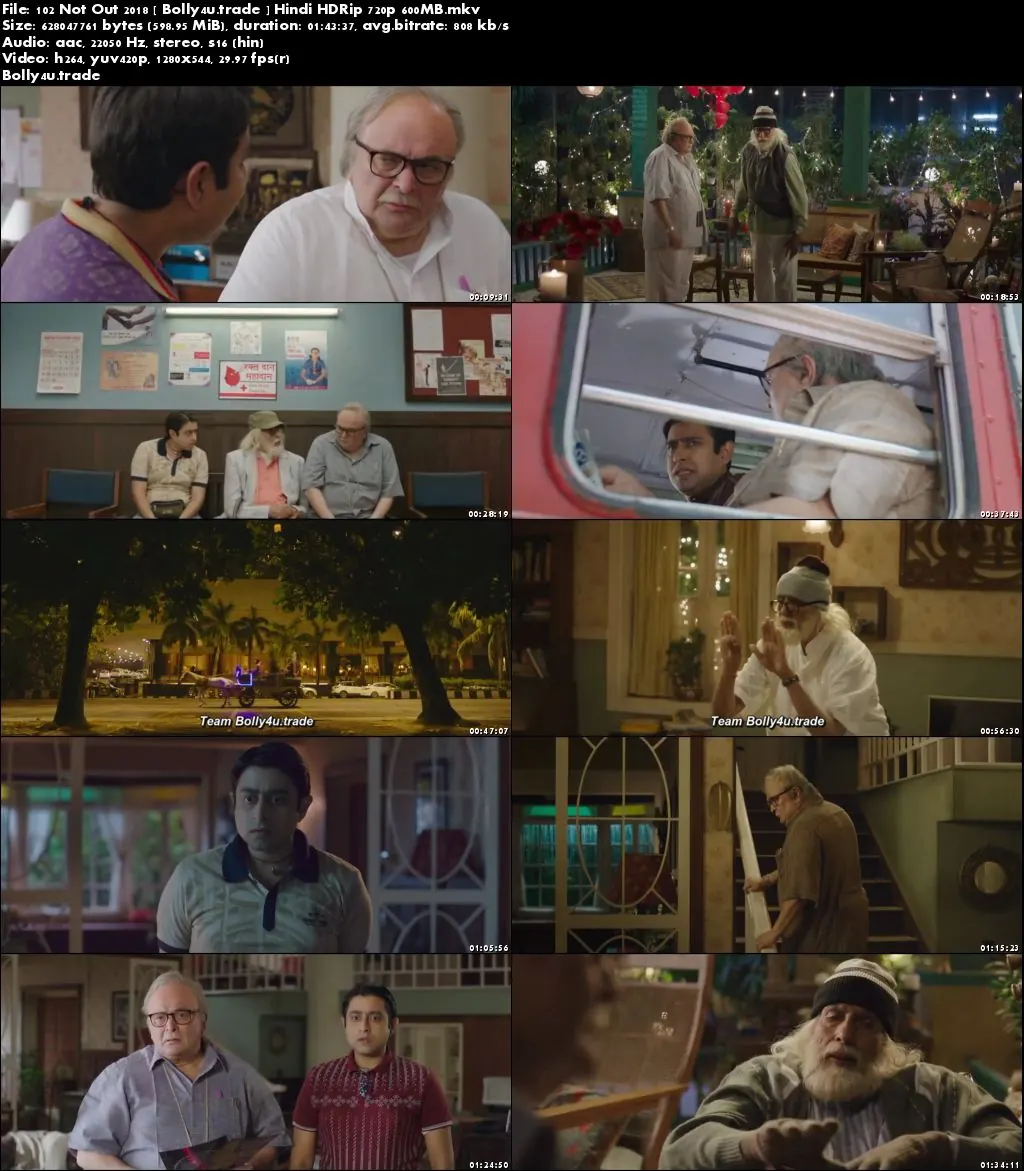 102 Not Out 2018 HDRip 300Mb Full Hindi Movie Download 480p