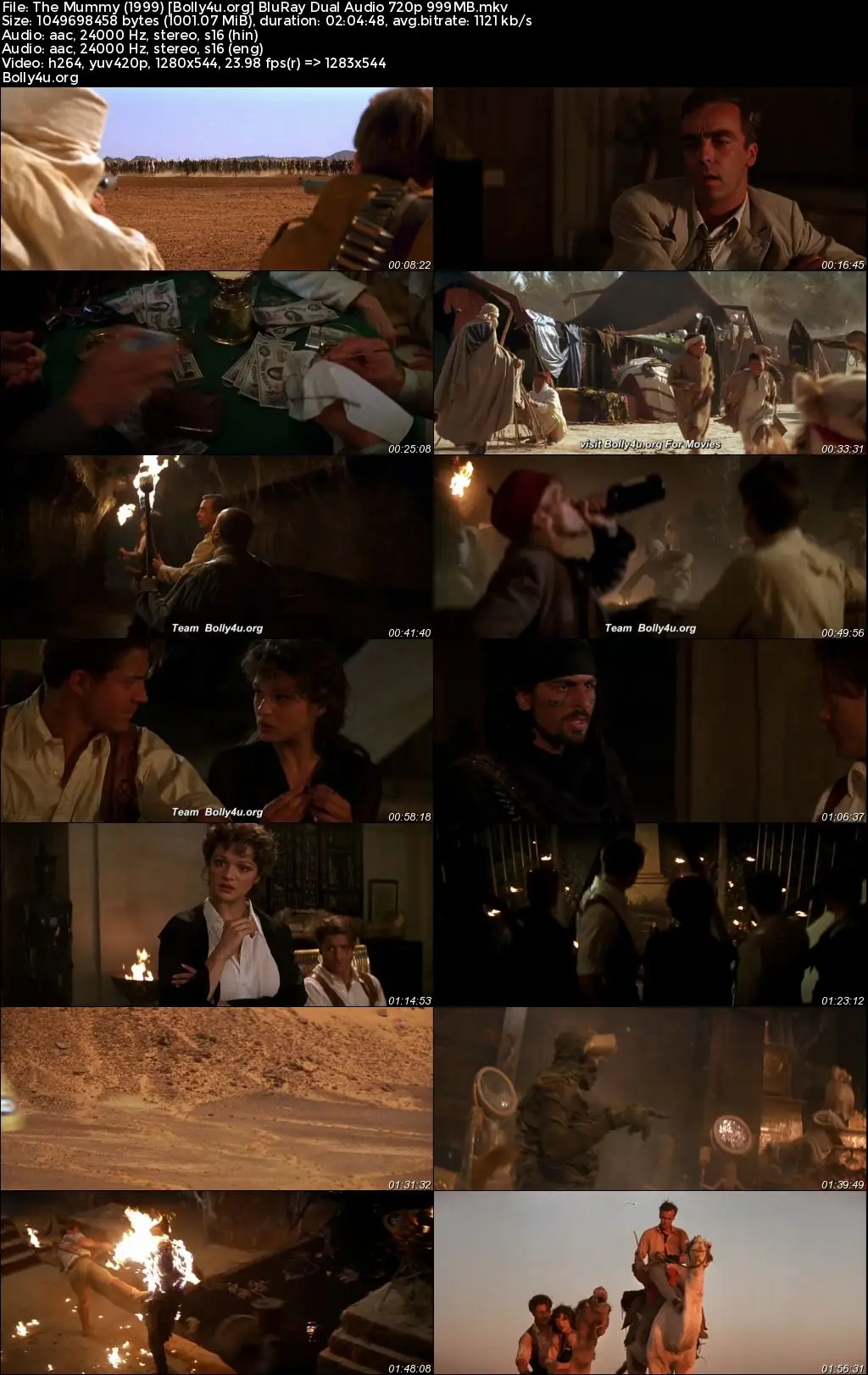 The Mummy 1999 BluRay Hindi Dual Audio Full Movie Download 1080p  720p  480p