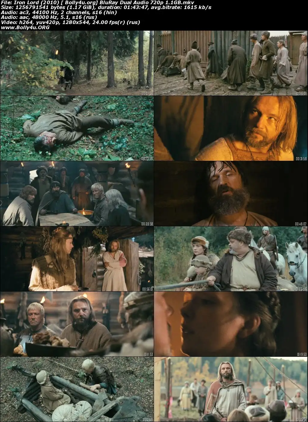 Iron Lord 2010 BluRay 300Mb Hindi Dual Audio 480p Download