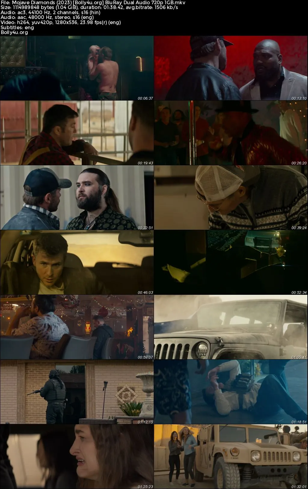 Mojave Diamonds 2023 BluRay Hindi Dual Audio Full Movie Download 720p  480p