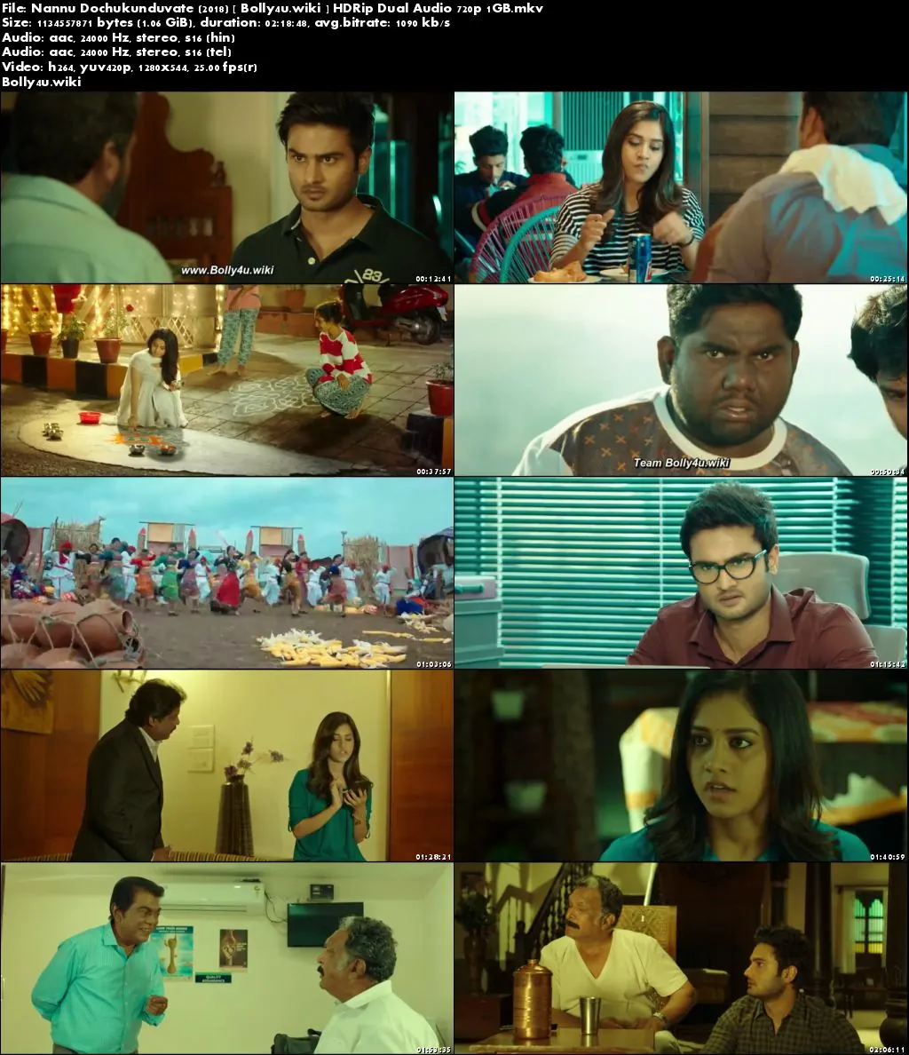 Nannu Dochukunduvate 2018 HDRip 1GB UNCUT Hindi Dual Audio 720p Download Nannu Dochukunduvate 2018 HDRip 1GB UNCUT Hindi Dual Audio 720p Download