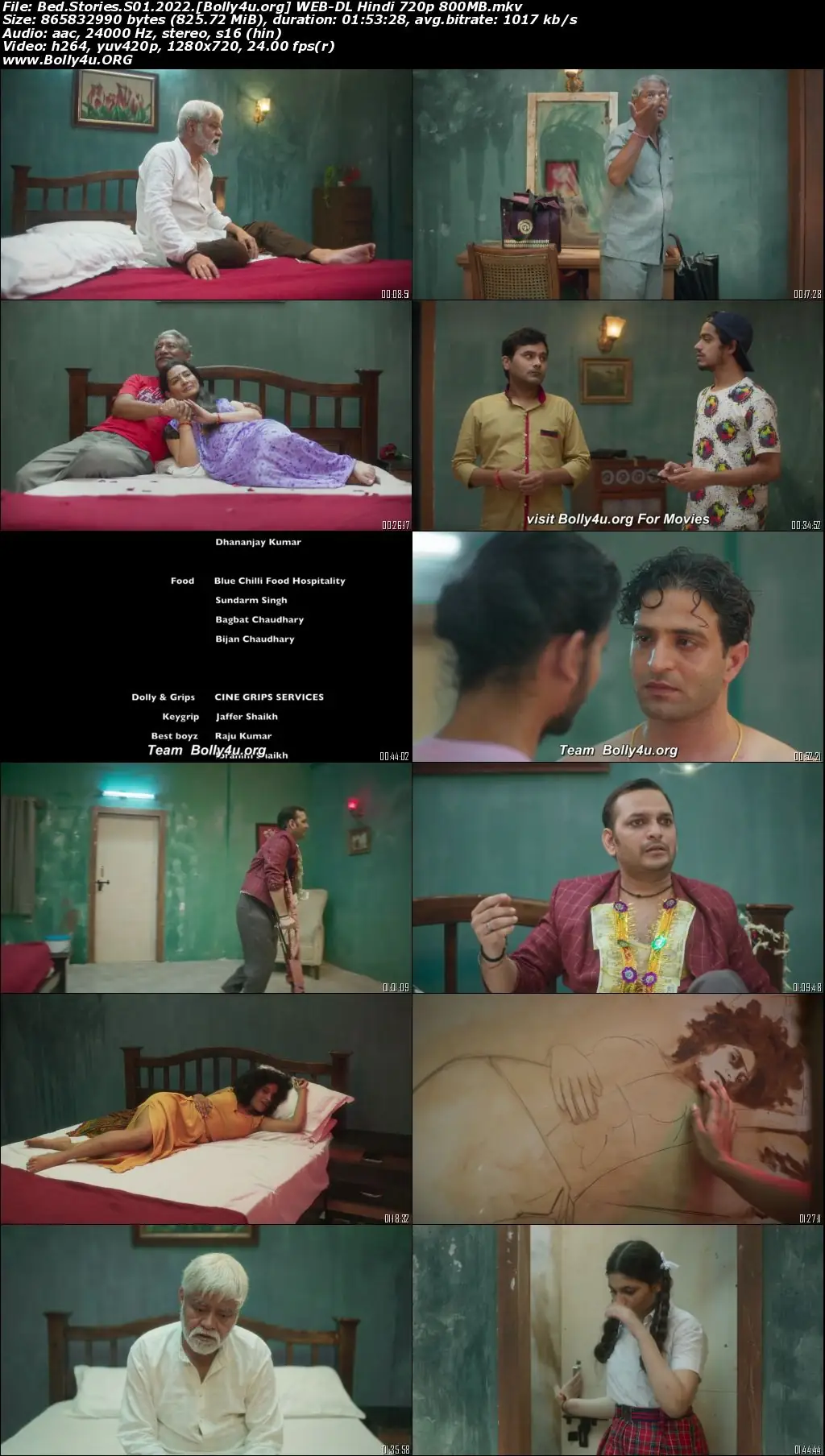 Bed Stories 2022 WEB-DL Hindi S01 Complete Download 720p  480p