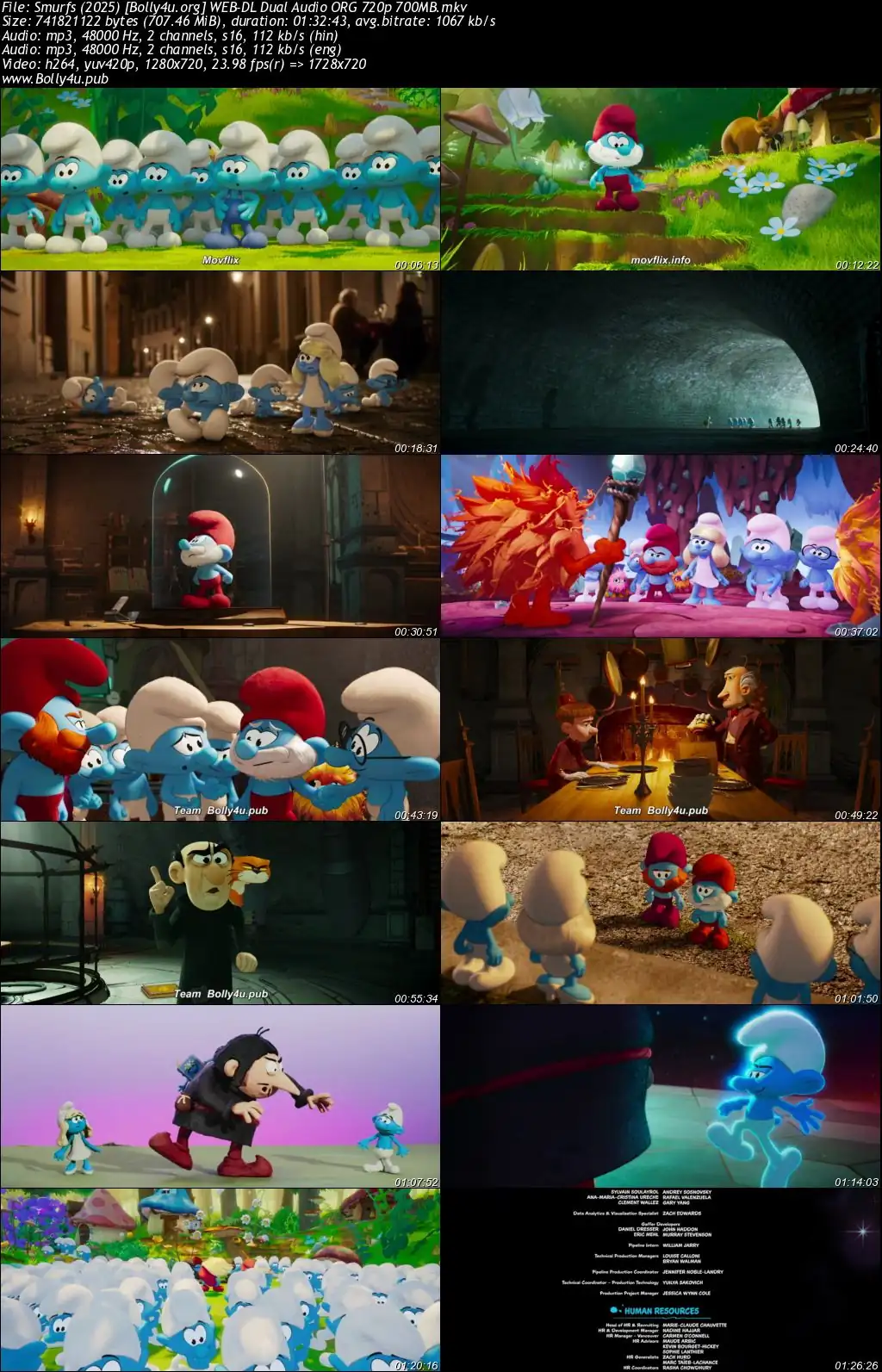Smurfs 2025 WEB-DL Hindi Dual Audio ORG Full Movie Download 1080p  720p  480p