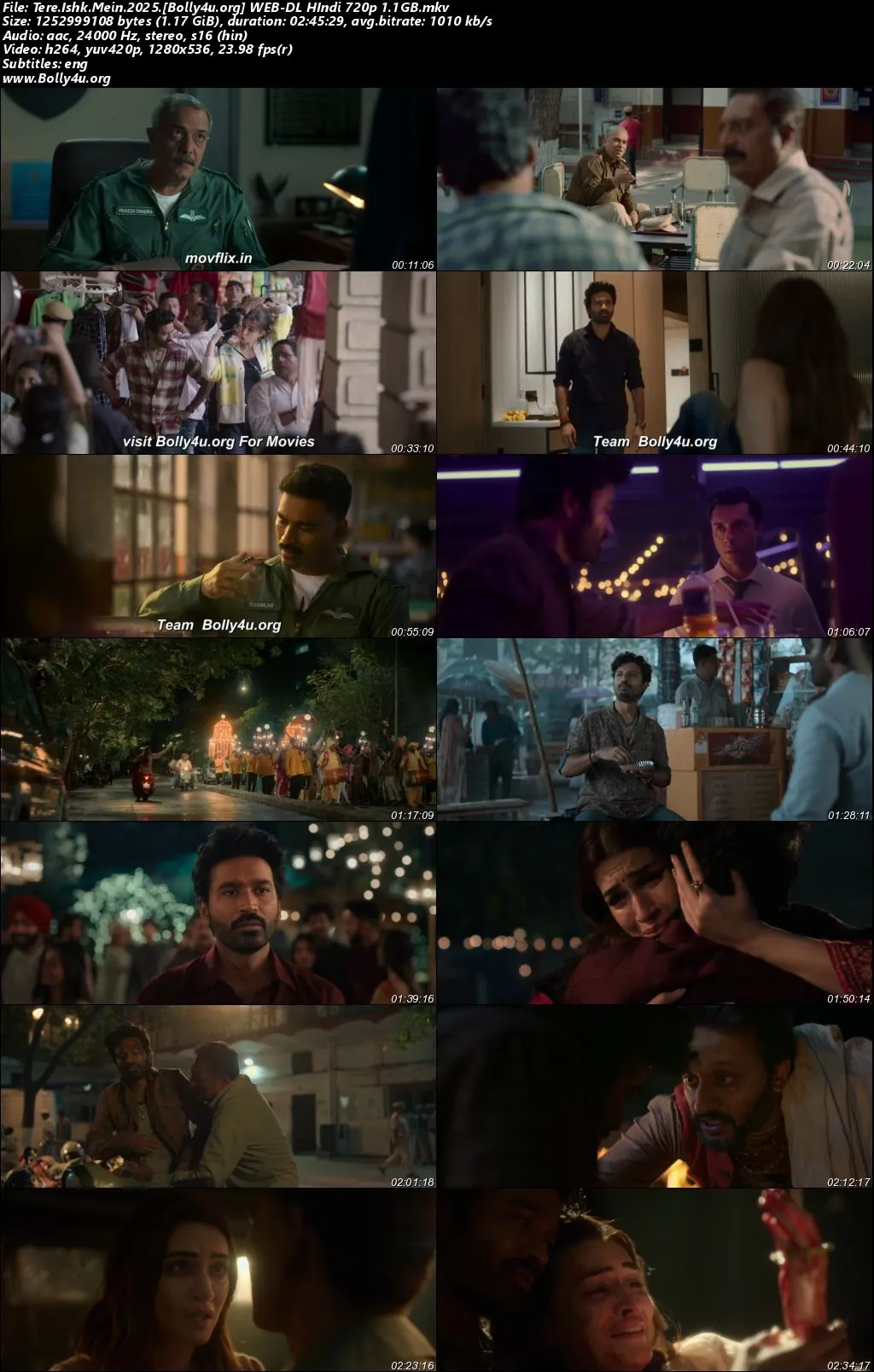 Tere Ishk Mein 2025 WEB-DL Hindi Full Movie Download 1080p  720p  480p