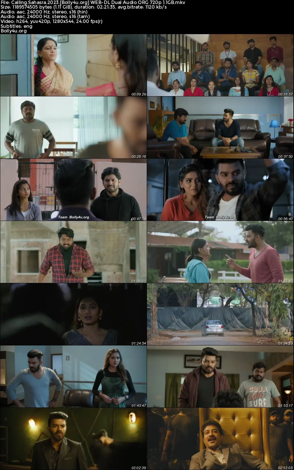 Calling Sahasra 2023 WEB-DL UNCUT Hindi Dual Audio ORG Full Movie Download 1080p  720p  480p