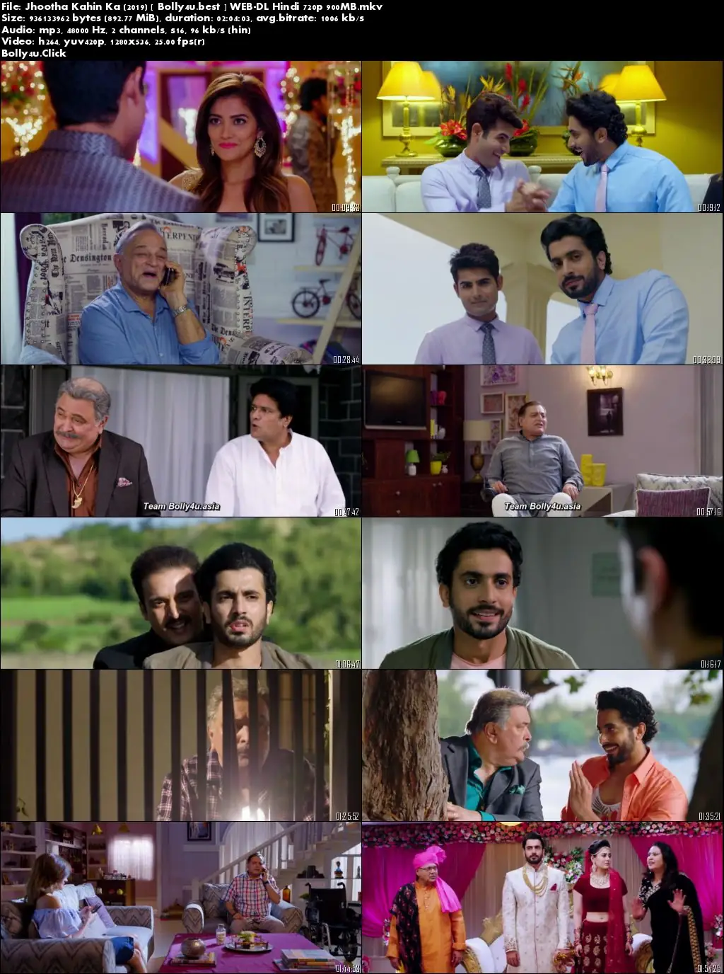 Jhootha Kahin Ka 2019 WEB-DL 300Mb Full Hindi Movie Download 480p