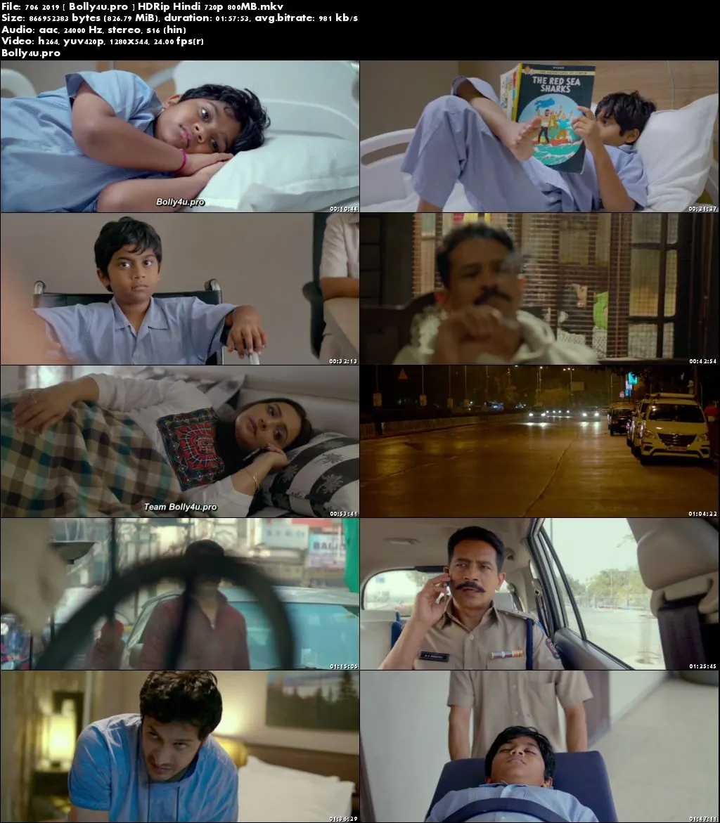 706 (2019) HDRip 350MB Full Hindi Movie Download 480p