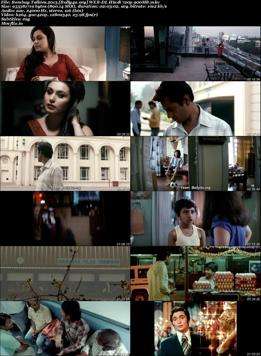 Bombay Talkies 2013 WEB-DL Hindi Full Movie Download 1080p  720p  480p