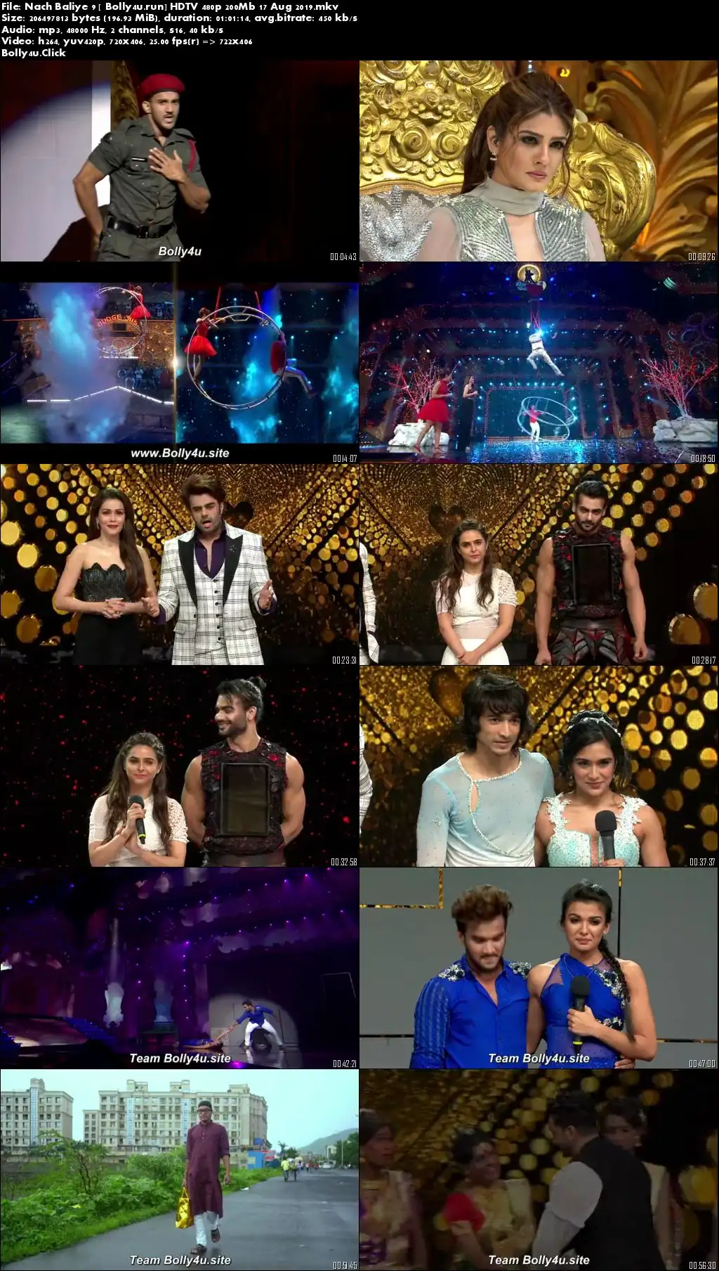 Nach Baliye 9 HDTV 480p 200Mb 17 August 2019 Download