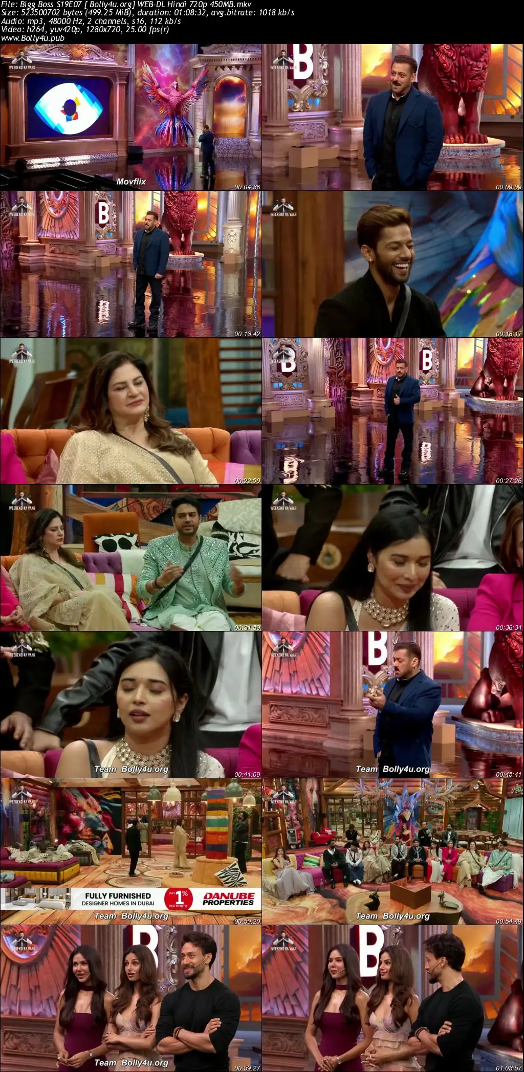 Bigg Boss 2025 WEB-DL Hindi S19EP07 Download 720p  480p