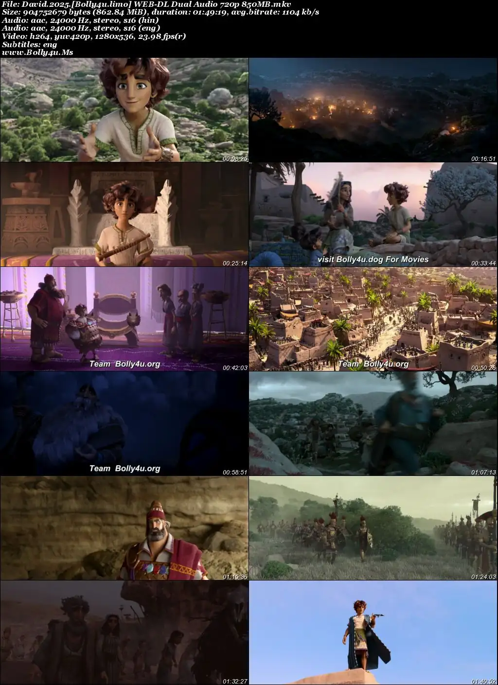 David 2025 WEB-DL Hindi Dual Audio ORG Full Movie Download 1080p  720p  480p