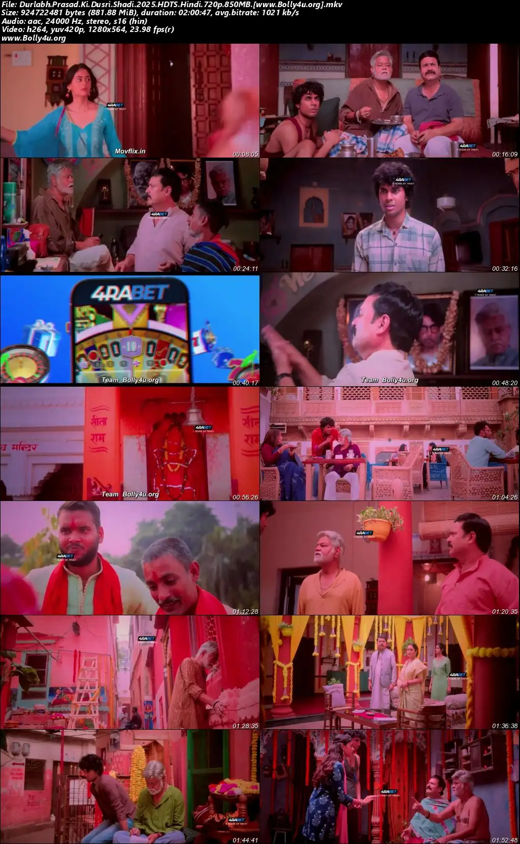 Durlabh Prasad Ki Dusri Shadi 2025 HDTS Hindi Full Movie Download 1080p  720p  480p